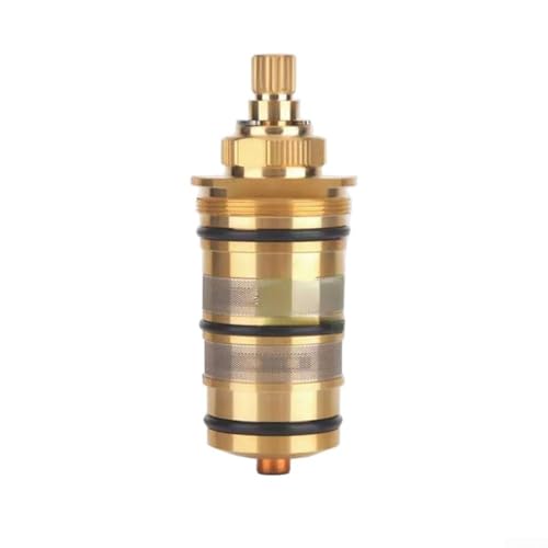 Duschventilkern, Reparatursatz for Thermostatkartuschen-Mischstangen aus Messing, for eingebaute Thermostate mit Überbrückungsknopf, Badezimmerarmatur Duschventilkern, Reparatursatz for Thermostatkartuschen-Mischstangen aus Messing, for eingebaute Thermostate mit Überbrückungsknopf, Badezimmerarmatur von QWFVHJ