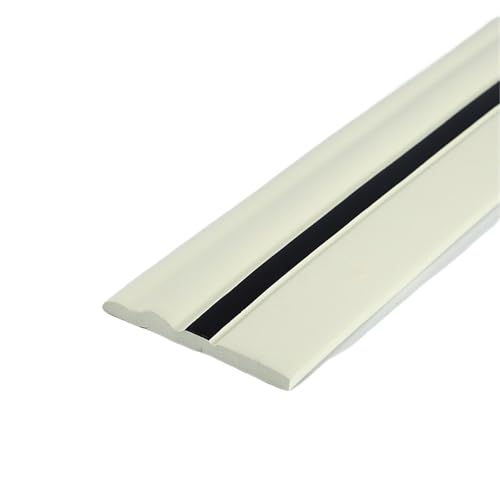 Flexible Fußleisten-Zierleiste, 6 Meter, for Wandsockel, 10,2 cm, selbstklebendes Gummi-Design for Abziehen und Aufkleben, Zierleiste (grau, 12 Meter)(Creamy Black) von QWFVHJ