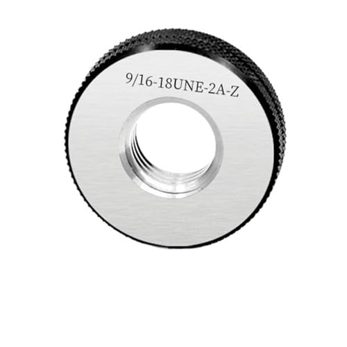 Gewinde-Ringlehre, 1 Satz (1 x Gut + Schlecht), 2A u/s Standard, metrisch, fein, UNC, UNF, UNS9/16, 5/8, 11/16, 3/4, 13/16, 7/8, 15/16, Messwerkzeug(5i8 24unef 2a) von QWFVHJ