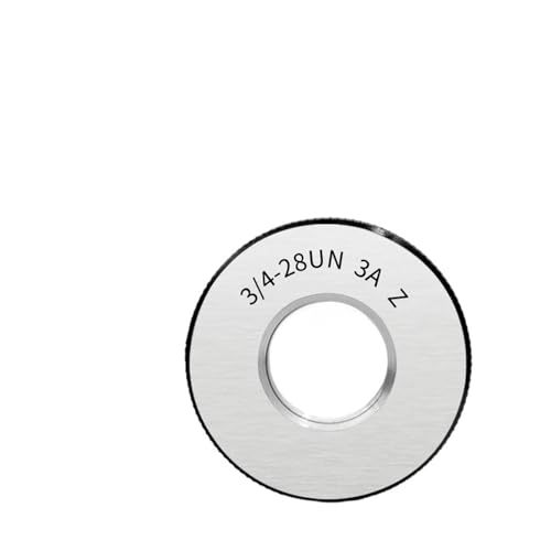 Gewinde-Ringlehre, 1 Satz (1 x Gut + Schlecht), Genauigkeit 3A, u/s-Standard, metrisch, UNC, UNF, UNS, 4–40, 10–32, 5/16, 3/8, 3/4, 1/2, Messwerkzeug(10 32unf T Z) von QWFVHJ