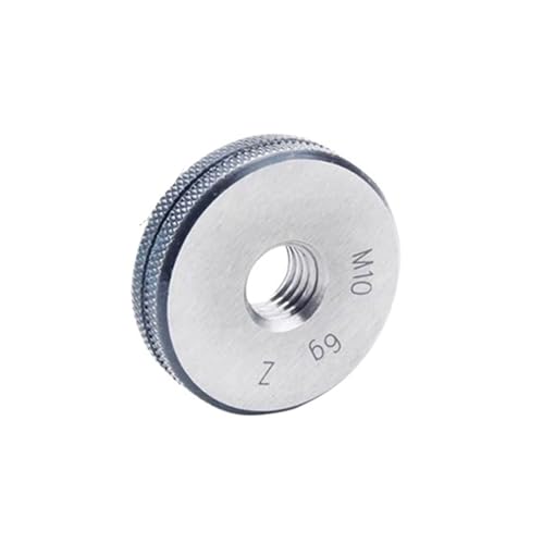 Gewinde-Ringlehre, M1 .2 .4 .6 .8 M2 5 M3 M4 M7 M8 M9 M10 6G Metrische Go- und No-Go-Lehre-Unterstützung(M8x0.5) von QWFVHJ