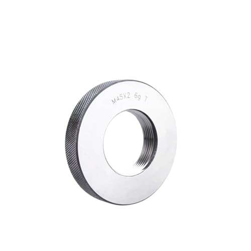 Gewinde-Ringlehre, M41 M42 M43 M44 M45 M46 M47 M48 M49 M50 6G metrische Go- und No-Go-Lehre-Unterstützung(M44x4.5) von QWFVHJ