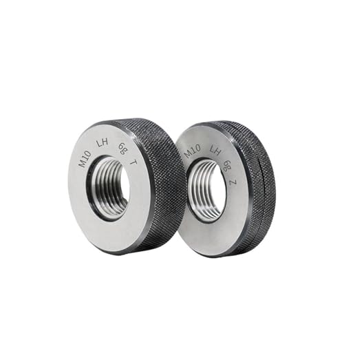 Gewindelehrring, 1 Satz (1 * GO + NOGO M25-M27, nicht standardmäßiges metrisches Feinzahnmessgerät, Genauigkeit 6 g, Messwerkzeug M25M2 M27 X1,5 0, .75 3 2(M25x3 6g T Z) von QWFVHJ