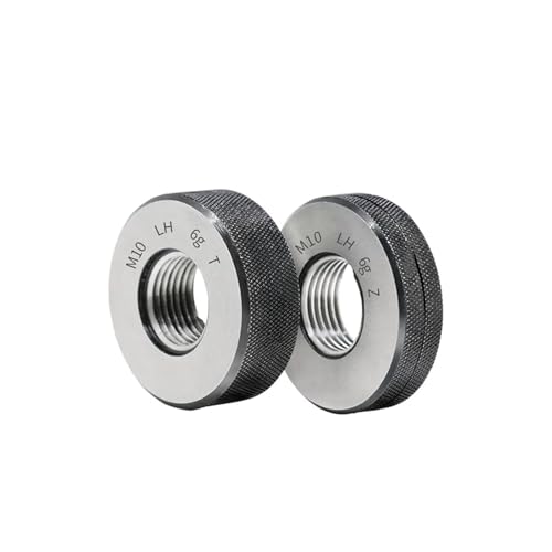 Gewindelehrring, 1 Satz (1 x OK + NOGO), 6 g, M37-M39, nicht standardmäßiges metrisches Messwerkzeug mit feinen Zähnen, M37M38M39,5, 0,25,75, 2, 3(M38x3 6g T Z) von QWFVHJ