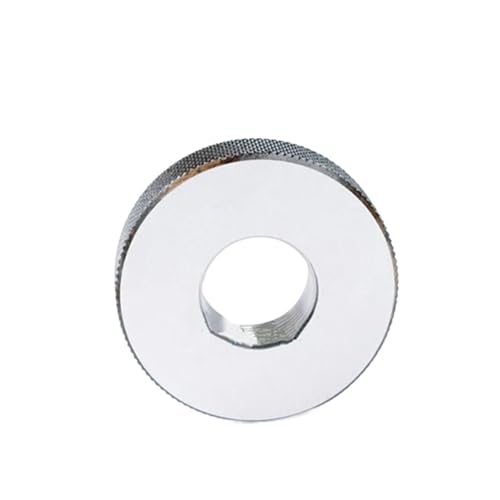 Gewindelehrring, M2 M3 M4 M5 M6 M8 M10 M10x1,25 M12x1,5, M14 M14x1,6E, plattierte GO- und NOGO-Lehre vorne(M10x1.25) von QWFVHJ