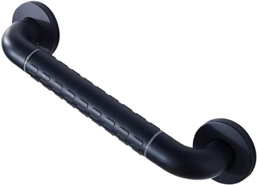 Haltegriffe for das Badezimmer, Haltegriff for Behinderte und ältere Menschen, schwarze Stangen for Badewannen Duschen, Badewannenstange aus Edelstahl, Badewannenschiene, Balance(58cm/23in) von QWFVHJ