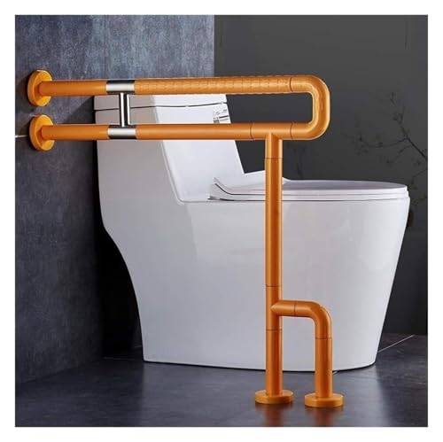 Haltegriffe for das Badezimmer, Toilettenstange, an der Wand montierte Stützschiene, Handicap-Edelstahl, barrierefreie Anti-S-Duschhilfe for behinderte ältere Menschen von QWFVHJ