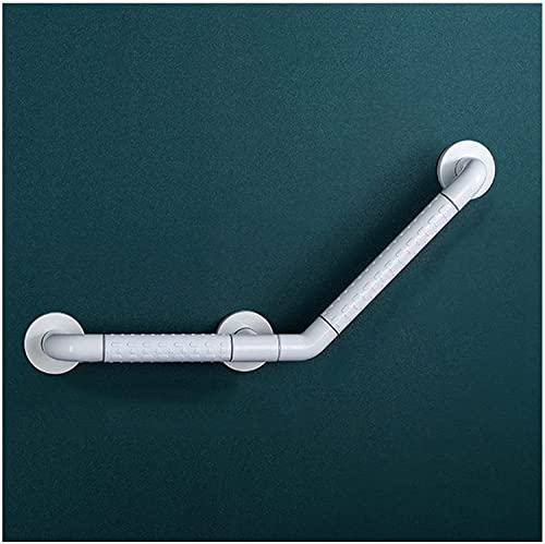 Haltegriffe fürs Badezimmer, Badezimmerstange, Badewannenstangen mit leuchtenden Kreisen, rutschfester Stützgriff aus Edelstahl for die Dusche und Toilette von El Bled(White,20cm) von QWFVHJ