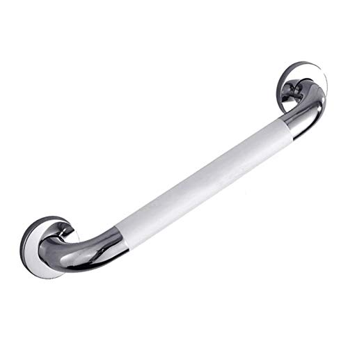 Haltegriffe fürs Badezimmer, Handicap-Stange, Stangen, Handlauf aus poliertem Chrom mit rutschfestem Nylongriff, Haltegriff zur Wandmontage for Bled El to(48Cm) von QWFVHJ