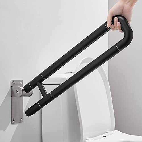 Haltegriffe fürs Badezimmer, Klappbarer Toilettengriff, 24-Zoll-Wandhalterung aus Edelstahl, Duschgriff for ältere Menschen mit Behinderung, 120 kg Haltegriffe fürs Badezimmer, Klappbarer Toilettengriff, 24-Zoll-Wandhalterung aus Edelstahl, Duschgriff for ältere Menschen mit Behinderung, 120 kg von QWFVHJ