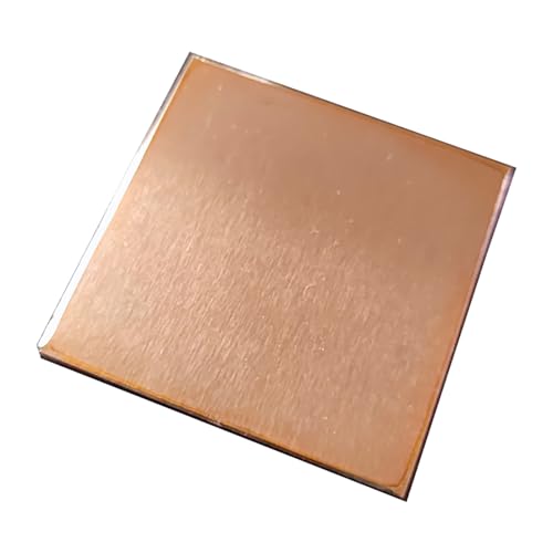 Messingbleche, Metallblechplatten, T2 Lila, Platten, 2,5/3/4/5/6/8/10 mm Dicke, 100/150/200/300/500 Länge, 50/100/150/200/300/500 Breite(2.5 * 100 * 200mm) von QWFVHJ