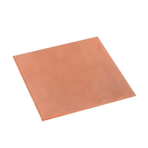 Messingbleche, Metallblechplatten, T2 Lila, Platten, Platte, 50/100/150/200/300 mm Länge x 100/150/200/300 Breite, 1/1,2 Dicke(50 * 100 * 1mm) von QWFVHJ