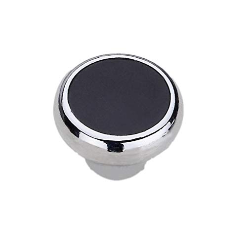 Möbelbeschläge Türgriffe ， Möbelgriff Bogengriffe Stange Massivzinkige Schublade for Küchenschrank mit Schrauben/D/Einzelloch(Black,Single Hole) von QWFVHJ