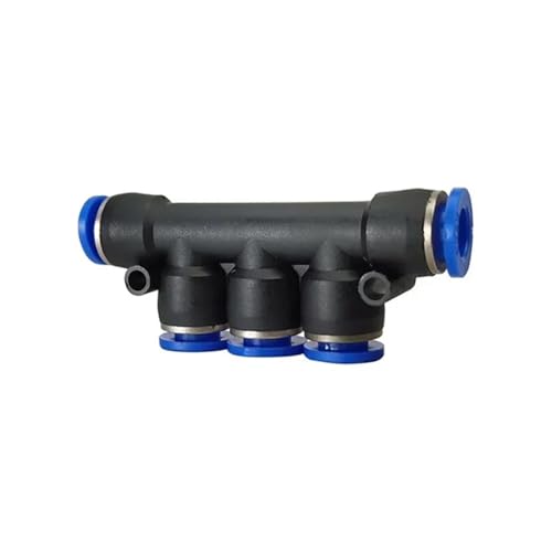 Pneumatischer Anschluss, 1 Stück Fitting Rohrverbinder Schlauch Luftfittings Wasser Push-In Schlauchkupplung 4 mm 6 8 10 12 14 PU PY PK Reifenersatzteile(C,10mm) von QWFVHJ
