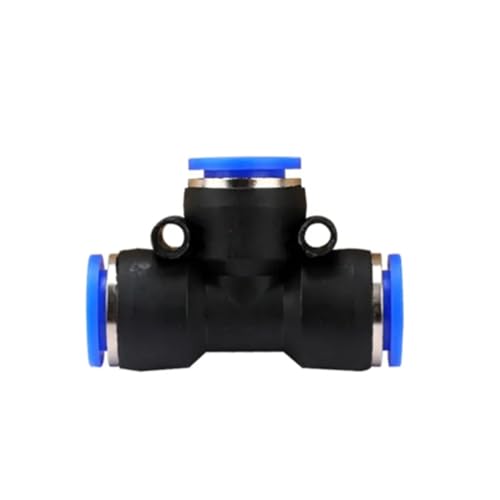Pneumatischer Anschluss, pneumatischer Armaturenantrieb, gerader Typ, Kunststoffschlauchkupplungen, Luftventil, Luft-Wasser-Schlauchanschluss, Rohranschluss, Reifenersatzteile(PE,6mm) von QWFVHJ