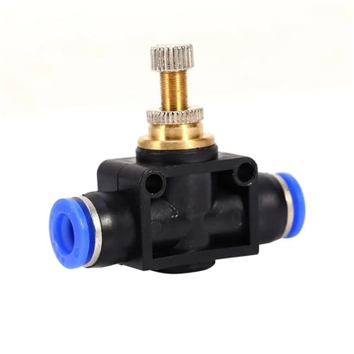 Pneumatischer Anschluss, pneumatischer Armaturenantrieb, gerader Typ, Kunststoffschlauchkupplungen, Luftventil, Luft-Wasser-Schlauchanschluss, Rohranschluss, Reifenersatzteile(SA,10mm) von QWFVHJ