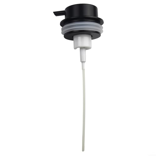 Pumpenkopf, Seifenspenderkopf, Seifen- und Lotionspenderpumpen aus ABS-Kunststoff, Schaumpumpe for die Badezimmerarbeitsplatte(Matte black) von QWFVHJ