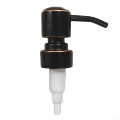 Pumpenkopf, Seifenspenderkopf aus Edelstahl, sanfte Abgabe, perfekt for Heimwerkerprojekte, 28/400-Gewinde(ORB) von QWFVHJ