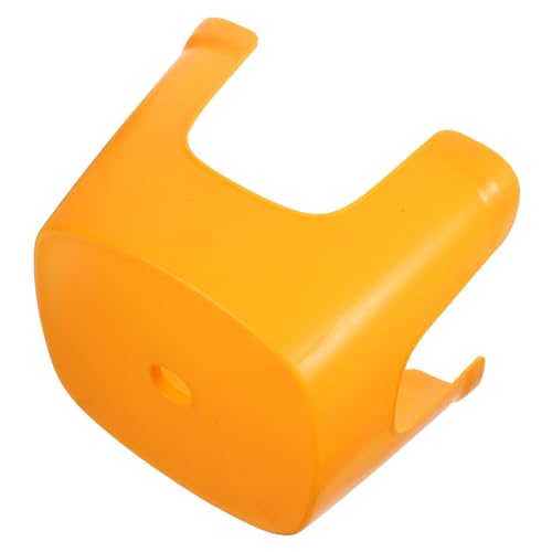 QWFVHJ Caravan-Stufen, Fußhocker aus Kunststoff, Hocker for Erwachsene for Aufsteigen in die Toilette for das Badezimmer, Rutschfester Fußhocker(Yellow) von QWFVHJ