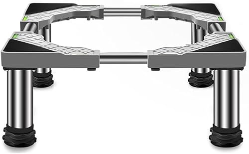 QWFVHJ Möbel mit verstellbaren Füßen Waschmaschinensockel for Kühlschrankständer for Trockner 45-65 cm Verstellbarer Fuß Gefrierrahmenerhöhung(19 22cm) von QWFVHJ