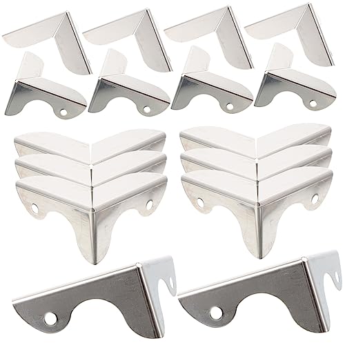 QWFVHJ Vintage-Eckenschutz aus Metall, Filigrane Ecken, 16-teilige Box, Winkelschutz aus Eisen, Schmuckhalter, Möbel-Eckenschutz QWFVHJ Vintage-Eckenschutz aus Metall, Filigrane Ecken, 16-teilige Box, Winkelschutz aus Eisen, Schmuckhalter, Möbel-Eckenschutz von QWFVHJ