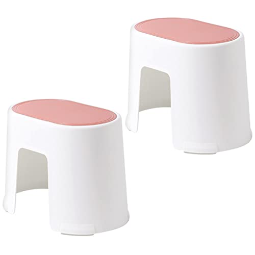 QWFVHJ Wohnwagenstufen, Fußhocker aus Kunststoff, Rutschfester Tritthocker aus Kunststoff for die Toilette, bequemer Hockwinkel, Mehrzweck for das Wohnzimmer von QWFVHJ