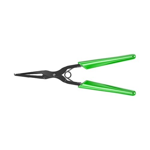 Spitzzange, hochpräzises Werkzeug for Entfernen optischer Fasern mit langer Nase und rutschfestem Griff for eine effiziente Wartung der Steckverbinder, rutschfeste, ergonomische Klemme(Green) von QWFVHJ