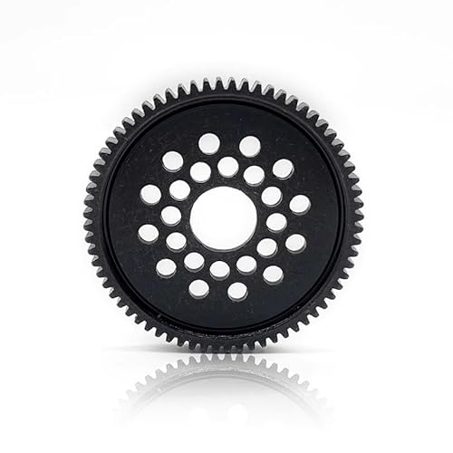 Stirnradgetriebe, Aluminiumlegierungsgetriebe und Halterung Hochgeschwindigkeitssatz rz007 for RC-Car-Upgrade-Teile(68t Gear) von QWFVHJ