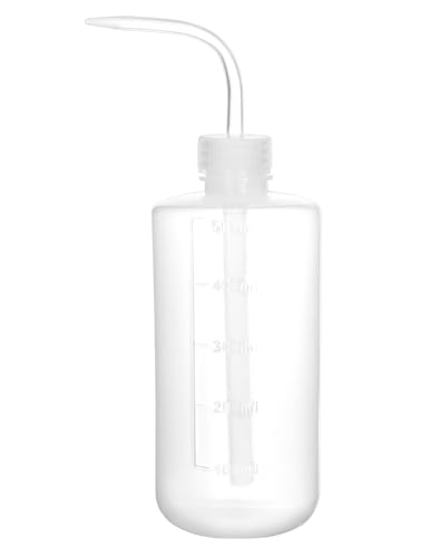 QWORK® 1 Stück 500 ml Waschflaschen, Kunststoff Liquid Flaschen, Quetschflasche, Bewässerungswerkzeuge von QWORK