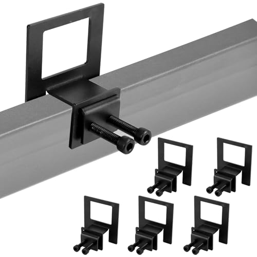 QWORK® 6 Stück Matratzenhalter, rutschfeste und Verstellbare Matratzenhalter, Matratzenhalter gegen Verrutschen, Matratzenstopp, für Metall-Bettgestell von QWORK