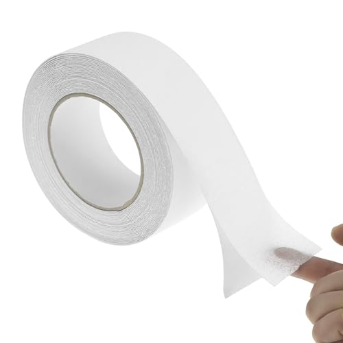 QWORK® Transparent Antirutsch Klebeband 5cm x 10m, Sicherer Halt Klebeband, Wasserdicht & Selbstklebend von QWORK