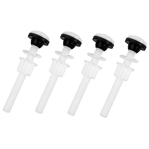 QWORK® WC Tankschrauben Set M10 , Kunststoffschrauben für WC Spülkasten Reparatur , 4 Stück von QWORK