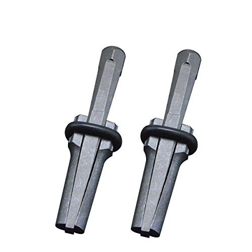QWORK® – Werkzeug/Hand-Spalter für Beton, Marmor, Granit, Fels, Stein; Stopfen, Keil und Feder-Unterlegscheiben; Industriequalität; 14 mm von QWORK