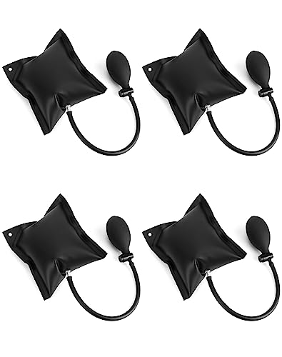 QWORK® 4 Stück Montagekissen, Hebekissen Luftkissenheber Belastung bis 200kg, Schwarz QWORK® 4 Stück Montagekissen, Hebekissen Luftkissenheber Belastung bis 200kg, Schwarz von QWORK