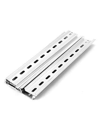 QWORK® 6 Stück Hutschiene Schlitz, Montageschiene Din, Hutschiene, 35mm Breit, 7.5mm Hoch, Lang 200mm QWORK® 6 Stück Hutschiene Schlitz, Montageschiene Din, Hutschiene, 35mm Breit, 7.5mm Hoch, Lang 200mm von QWORK