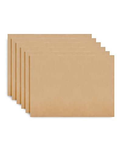 QWORK® 6 Stück glasfaser backmatten, dauerbackmatte, baking paper, 30 * 40 cm, leicht zu reinigen von QWORK