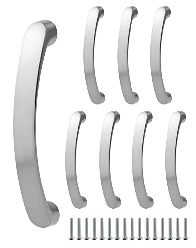 QWORK® 8 Stück türgriffe küche, gebürstete Griffe, schrankgriffe, Aluminiumlegierung, 96mm Lochabstand QWORK® 8 Stück türgriffe küche, gebürstete Griffe, schrankgriffe, Aluminiumlegierung, 96mm Lochabstand von QWORK