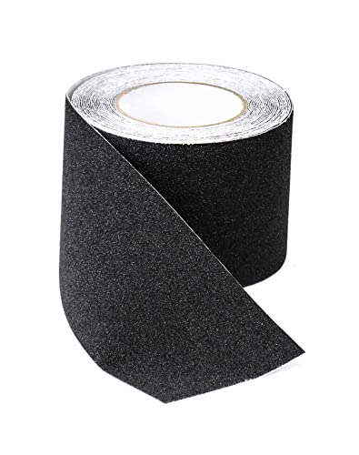 QWORK® Antirutsch Klebeband - 10m x 10cm - Selbstklebend Wasserfest Anti Rutsch Streifen für Treppen Leiter Bodenbelag Innen- und Außenbereich QWORK® Antirutsch Klebeband - 10m x 10cm - Selbstklebend Wasserfest Anti Rutsch Streifen für Treppen Leiter Bodenbelag Innen- und Außenbereich von QWORK