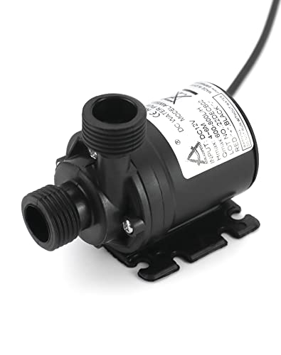 QWORK® DC 12V Wasserpumpe 800L / H 5M, Brushless Tauchwasserpumpe, für Brunnenpool Solarumlaufsystem Wasserzirkulationssystem QWORK® DC 12V Wasserpumpe 800L / H 5M, Brushless Tauchwasserpumpe, für Brunnenpool Solarumlaufsystem Wasserzirkulationssystem von QWORK