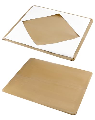 QWORK Teflon-Wärmepress-Kissenbezüge, 40,6 x 50,8 cm, 2 Stück, 260 °C beständig, antihaftbeschichtet, für Sublimationsübertragungsmaschinen, leicht zu reinigen, langlebiges Stretch-Fit-Material von QWORK