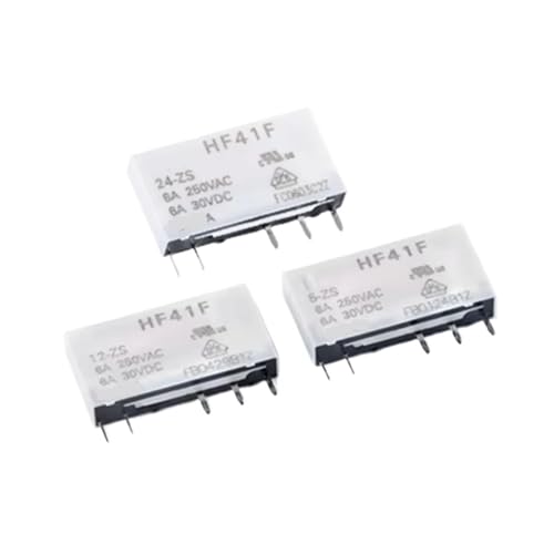 10 stücke HF41F-5-ZS HF41F-12-ZS HF41F-24-ZS 5V 12V 24V Ultra Dünne Leistungsrelais 5PIN(HF41F-24-ZS) von QWQZQKWDA