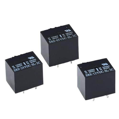 5 stücke Relais SRE-05VDC-SL-2C SRE-12VDC-SL-2C SRE-24VDC-SL-2C 5V 12V 24V 3A 240VAC 8PIN Relais(24V 5PCS) von QWQZQKWDA