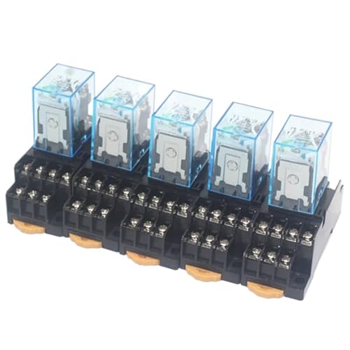 AC12V AC24V DC12V DC24V DC 36V AC110V AC220V HH54P 5AElectromagnetische Allgemeine Zweck Relais Mit basis(DC12V) von QWQZQKWDA