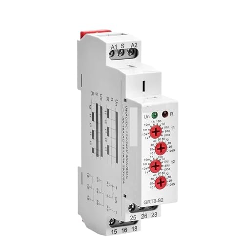 GRT8-S Zyklus-Zeitrelais 12 V Zyklus-Zeitrelais 16 A Elektronisches Wiederholungsrelais 24 V AC-Relais 220 V AC-Relais(GRT8-S1 AC230V) von QWQZQKWDA