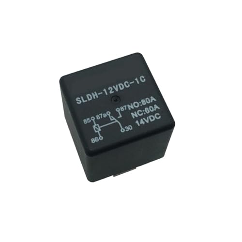 Relay SLDH-12VDC-1C A set of 5 conversion pins 60A 14VDC Wide foot socket type Home appliance relays(12VDC-1C Sealed type) von QWQZQKWDA