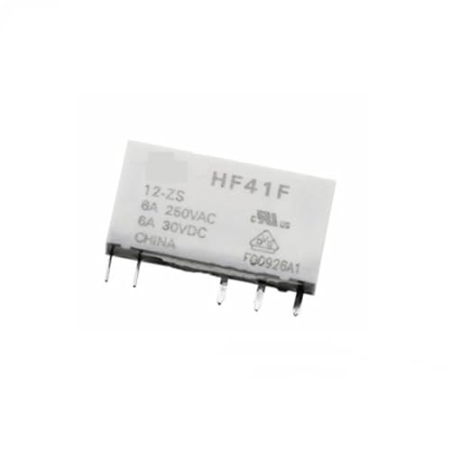 Versand Leistungsrelais HF41F 5V/12V/24V -ZS HF41F-5-ZS HF41F-12-ZS HF41F-24-ZS 5Pin 6A250V Relais(HF41F-12-ZS 12V 6A) von QWQZQKWDA