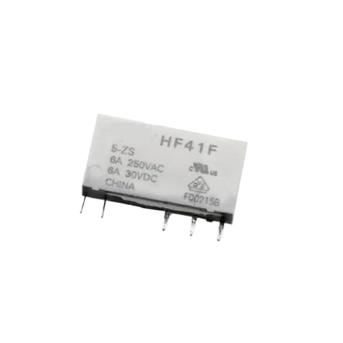 Versand Leistungsrelais HF41F 5V/12V/24V -ZS HF41F-5-ZS HF41F-12-ZS HF41F-24-ZS 5Pin 6A250V Relais(HF41F-5-ZS 5V 6A) von QWQZQKWDA