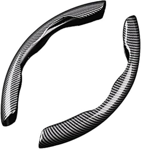 QWTYAFDD 2 Stück Auto-Lenkradabdeckung, für BMW Z4 E89 2009-2025 Universal Carbon egmentierter Auto Lenkradbezug Rutschfester Lenkradhülle QWTYAFDD 2 Stück Auto-Lenkradabdeckung, für BMW Z4 E89 2009-2025 Universal Carbon egmentierter Auto Lenkradbezug Rutschfester Lenkradhülle von QWTYAFDD