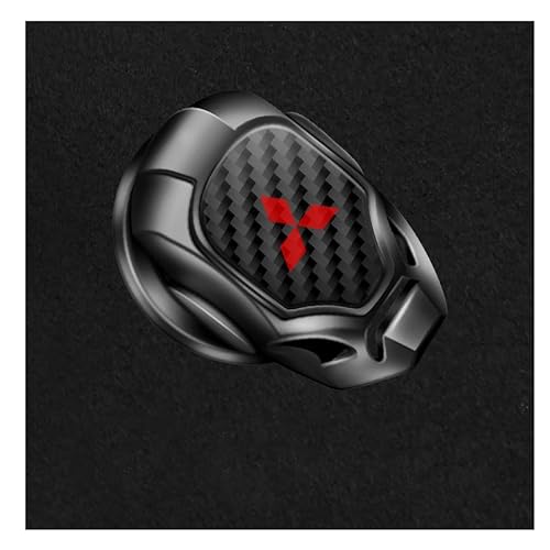 QWTYAFDD Abdeckung für den Auto-Startknopf,für Mitsubishi Outlander Lancer ASX Pajero Eclipse Auto-Start-Stopp-Schalterabdeckung Innenraum-Schutzabdeckung Universal,C von QWTYAFDD