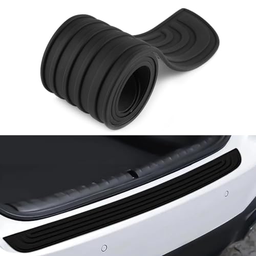 QWTYAFDD Auto Einstiegsleisten Schutzfolie,für Ford Focus MK4 ST Line 2018-2024 2025 Universell Einstiegsleiste Aufkleber Scuff Protector Heckklappe,B 104cm*9cm von QWTYAFDD